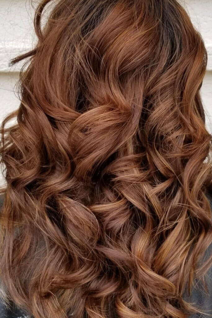 copper highlights!